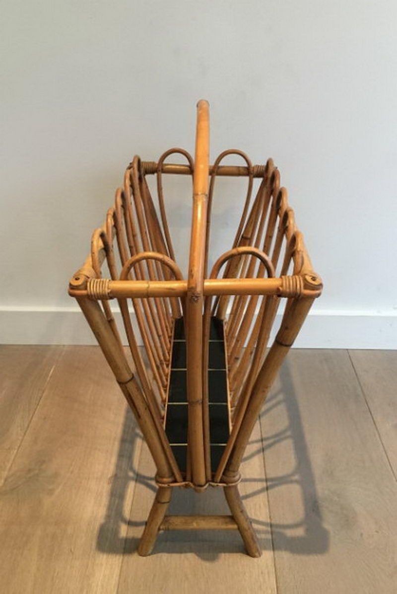 Rattan Magazine Rack-photo-1