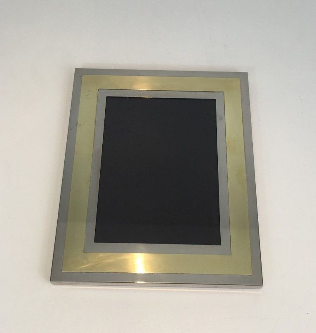 Chrome And Brass Frame-photo-4