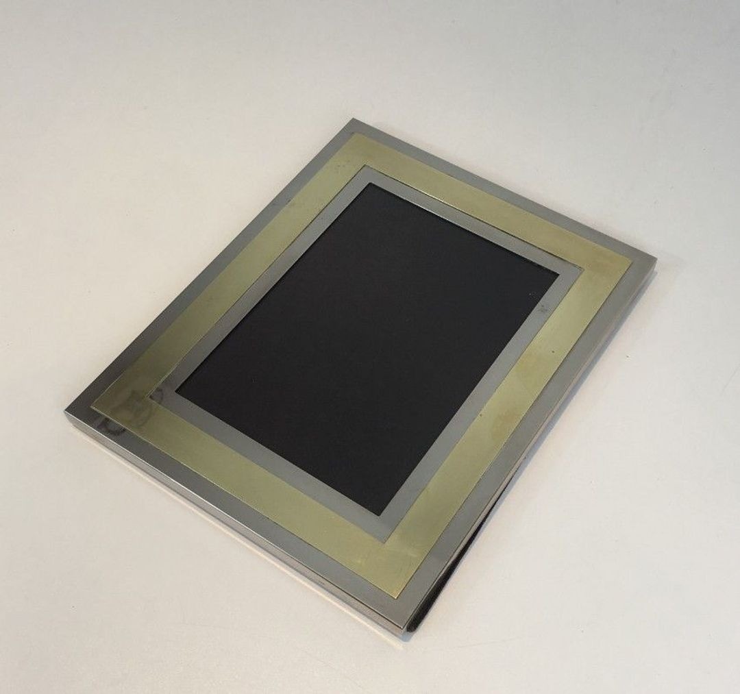 Chrome And Brass Frame-photo-1