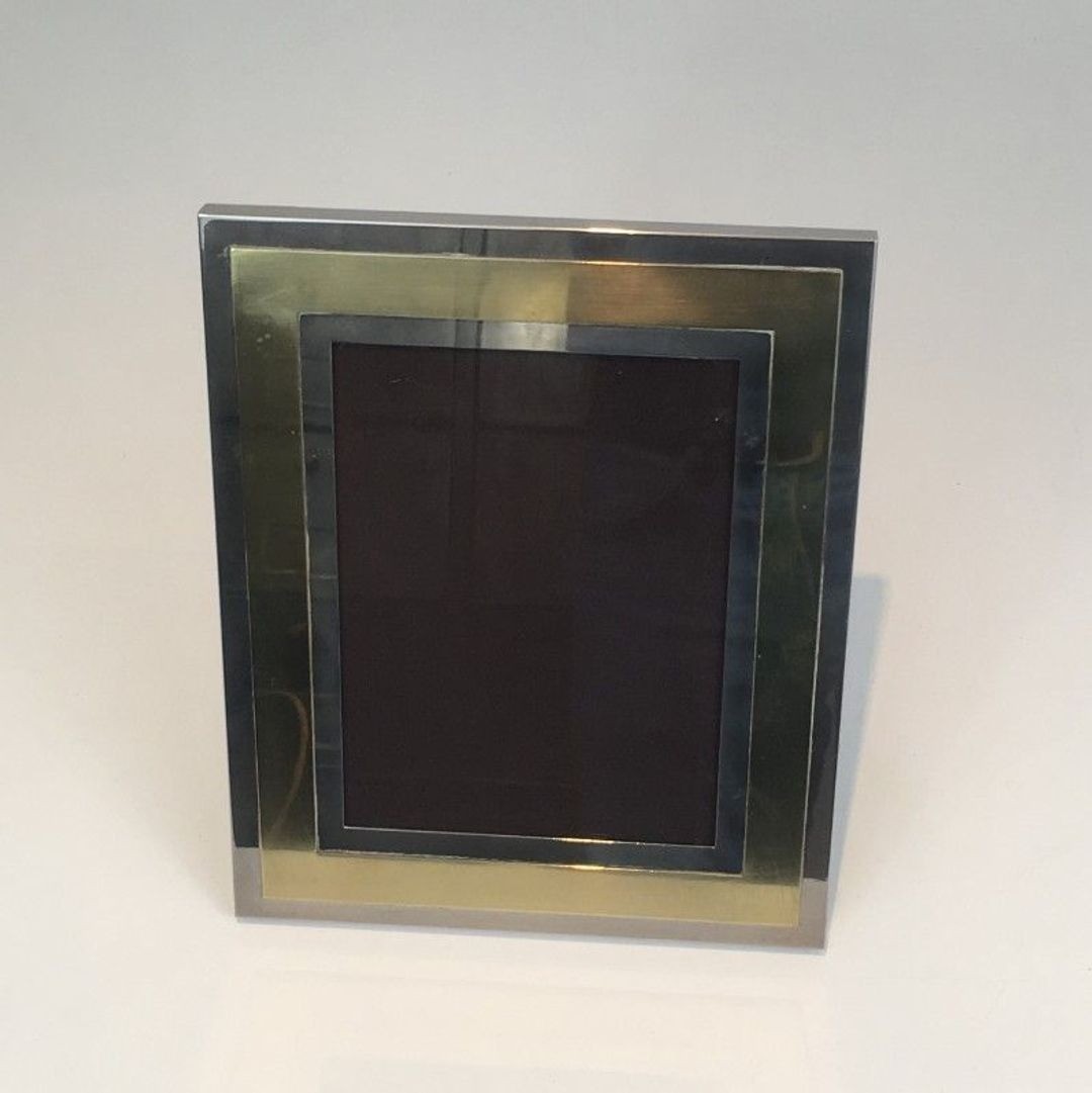 Chrome And Brass Frame-photo-6