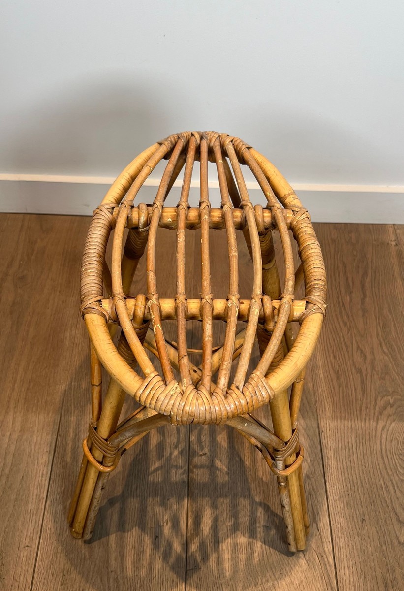 Tabouret en Rotin-photo-8