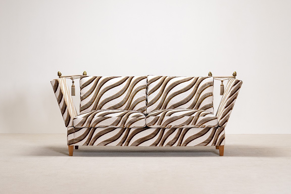 Convertible Wing Sofa By Maison Jansen. France. Circa 1950-photo-2
