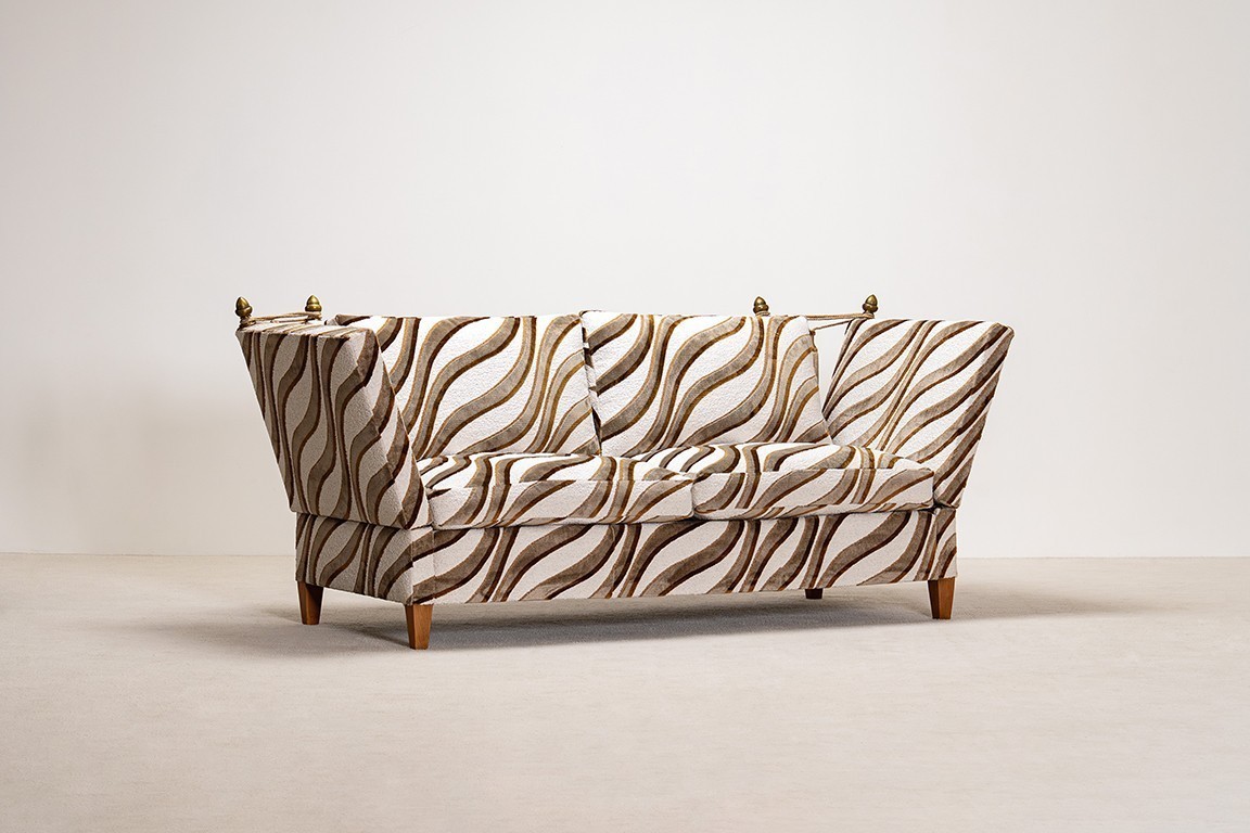 Convertible Wing Sofa By Maison Jansen. France. Circa 1950-photo-3