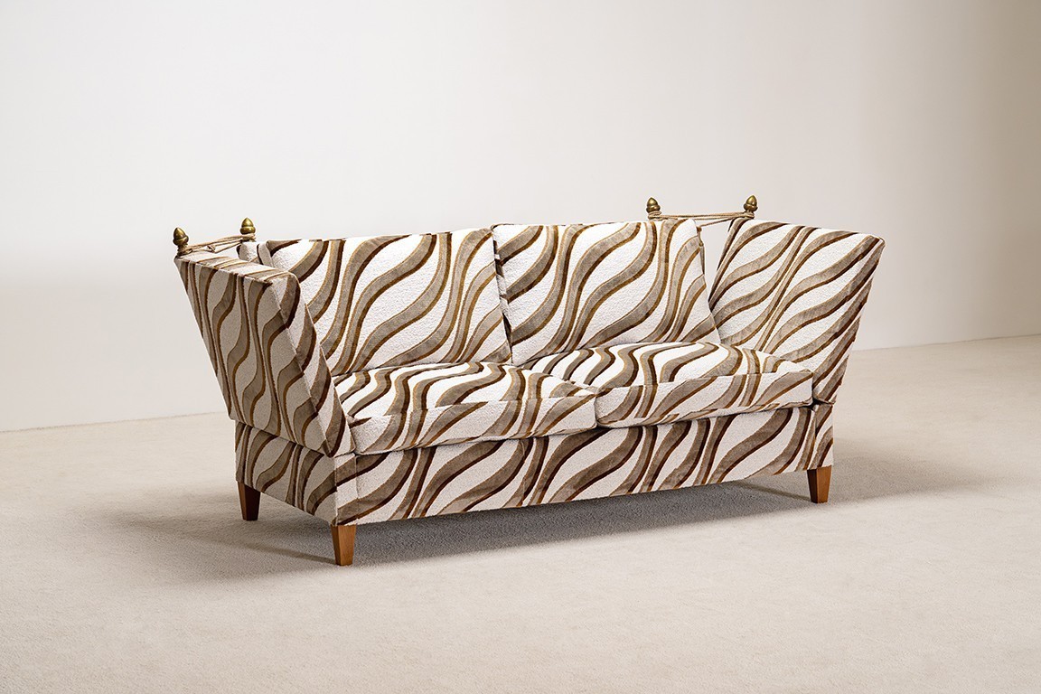 Convertible Wing Sofa By Maison Jansen. France. Circa 1950-photo-7