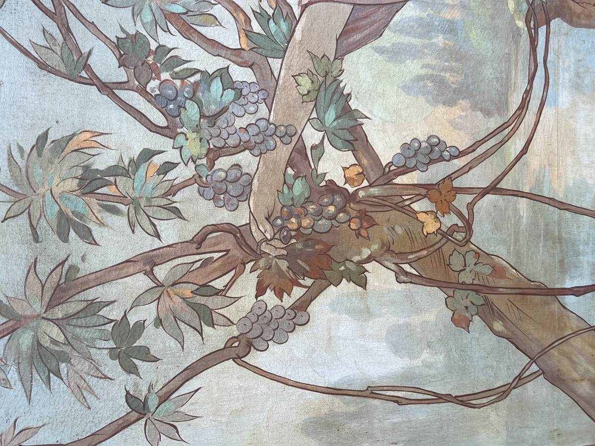 Grand Panneau Décoratif Art. Travail Français par l'Atelier Couteau & Duhamel à Calais dans le -photo-4