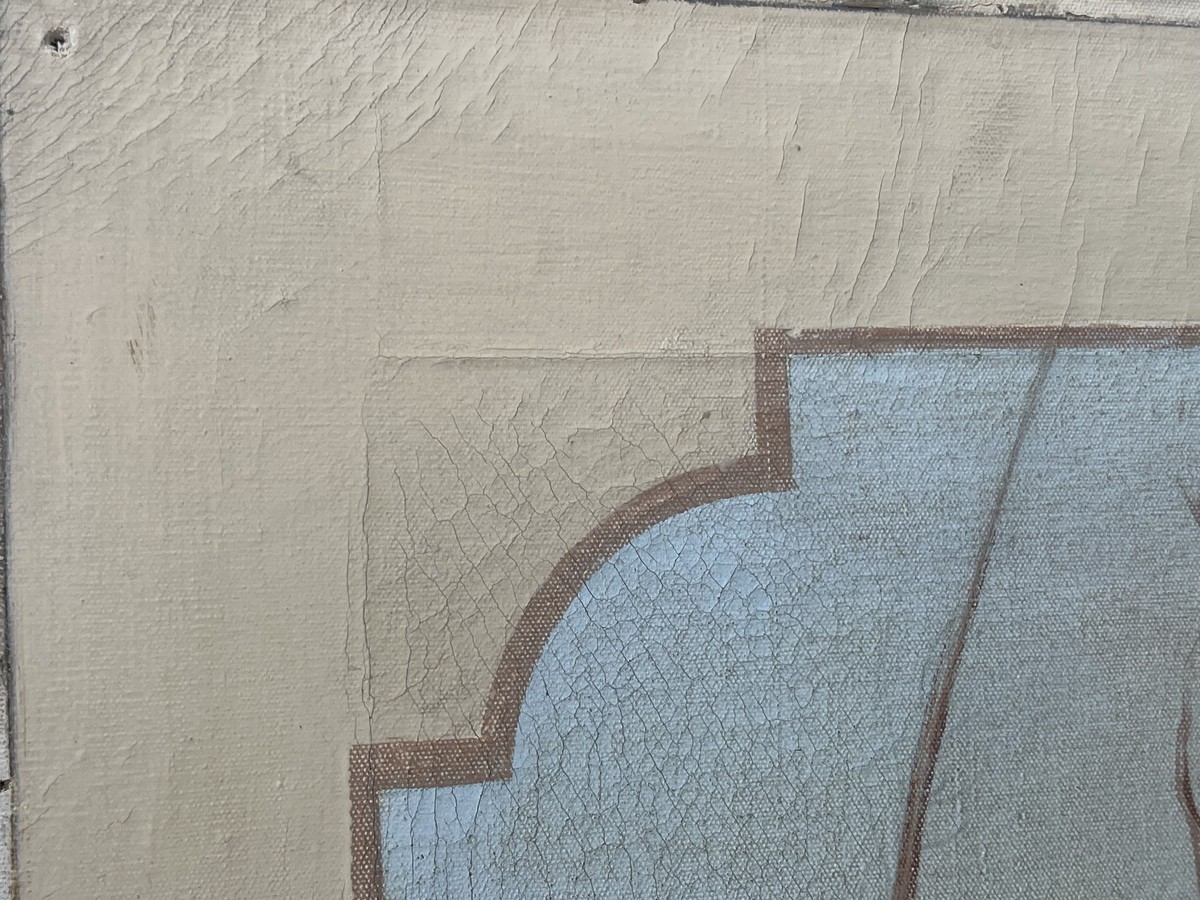Grand Panneau Décoratif Art. Travail Français par l'Atelier Couteau & Duhamel à Calais dans le -photo-1