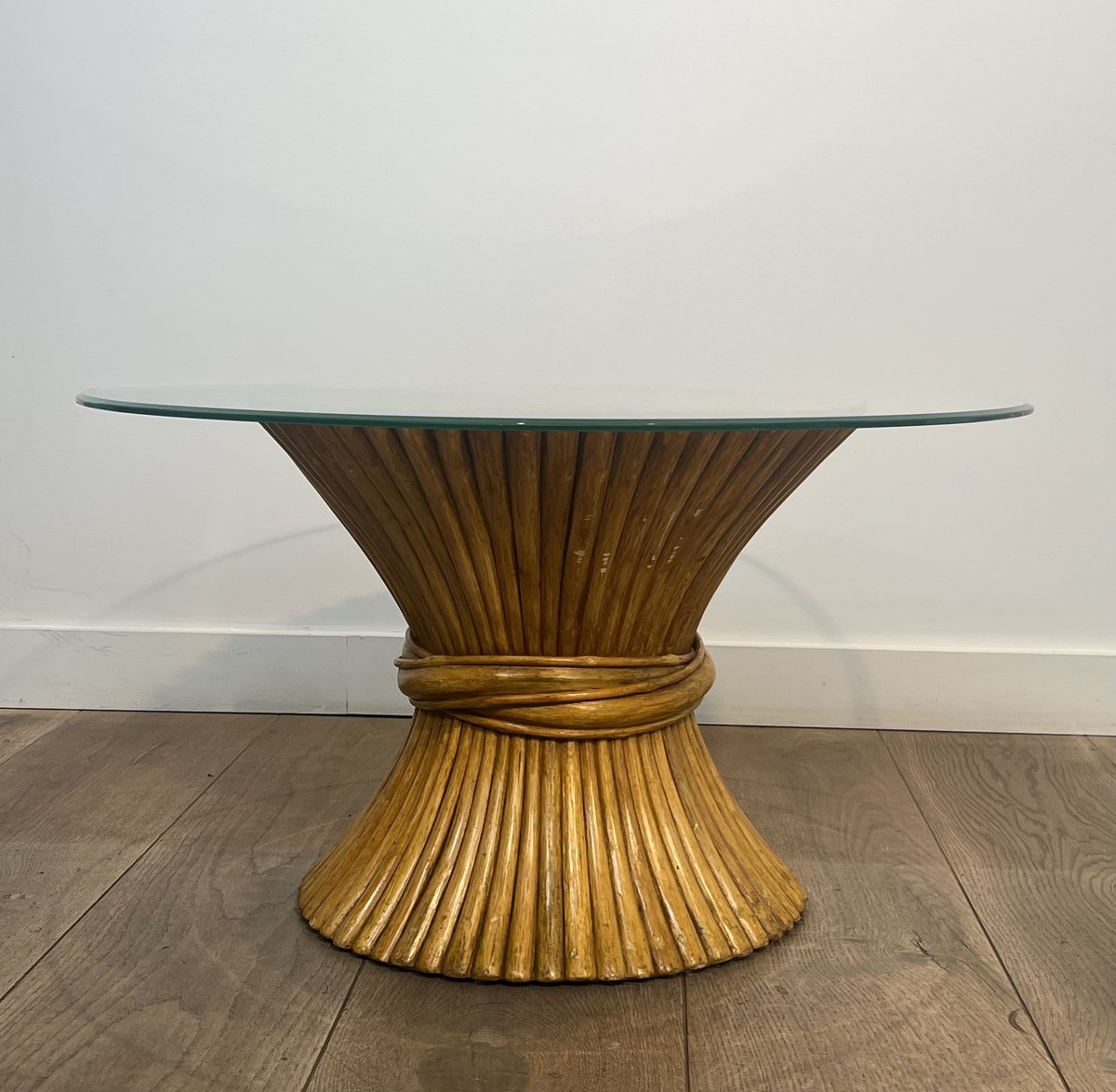 Elinor Mcguire Wheat Sheaf Coffee Table. American Work. Circa 1970-photo-8