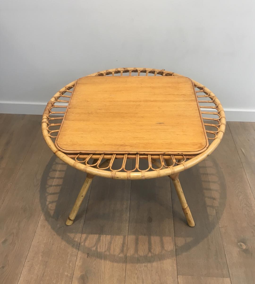 Rattan Coffee Table-photo-1