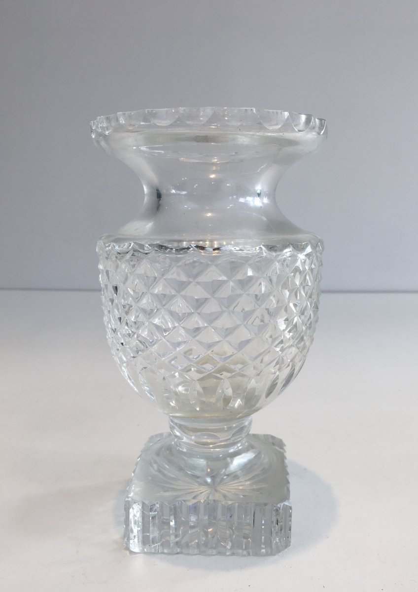 Paire De Vases En Cristal de Style Médicis. Travail Français. Vers 1900-photo-3