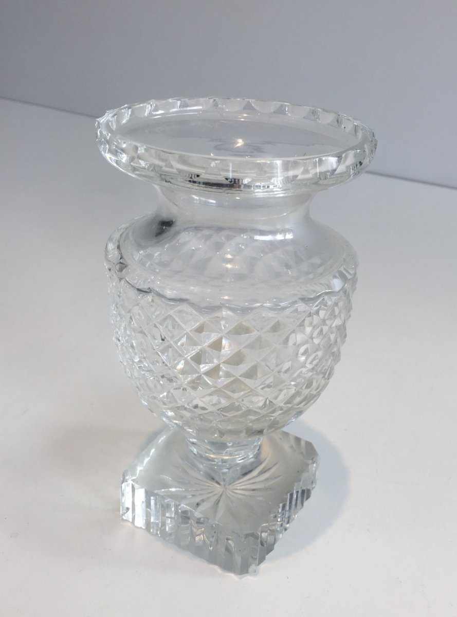 Paire De Vases En Cristal de Style Médicis. Travail Français. Vers 1900-photo-4