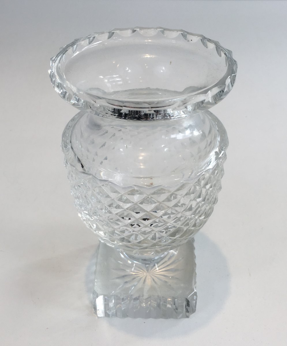 Paire De Vases En Cristal de Style Médicis. Travail Français. Vers 1900-photo-5