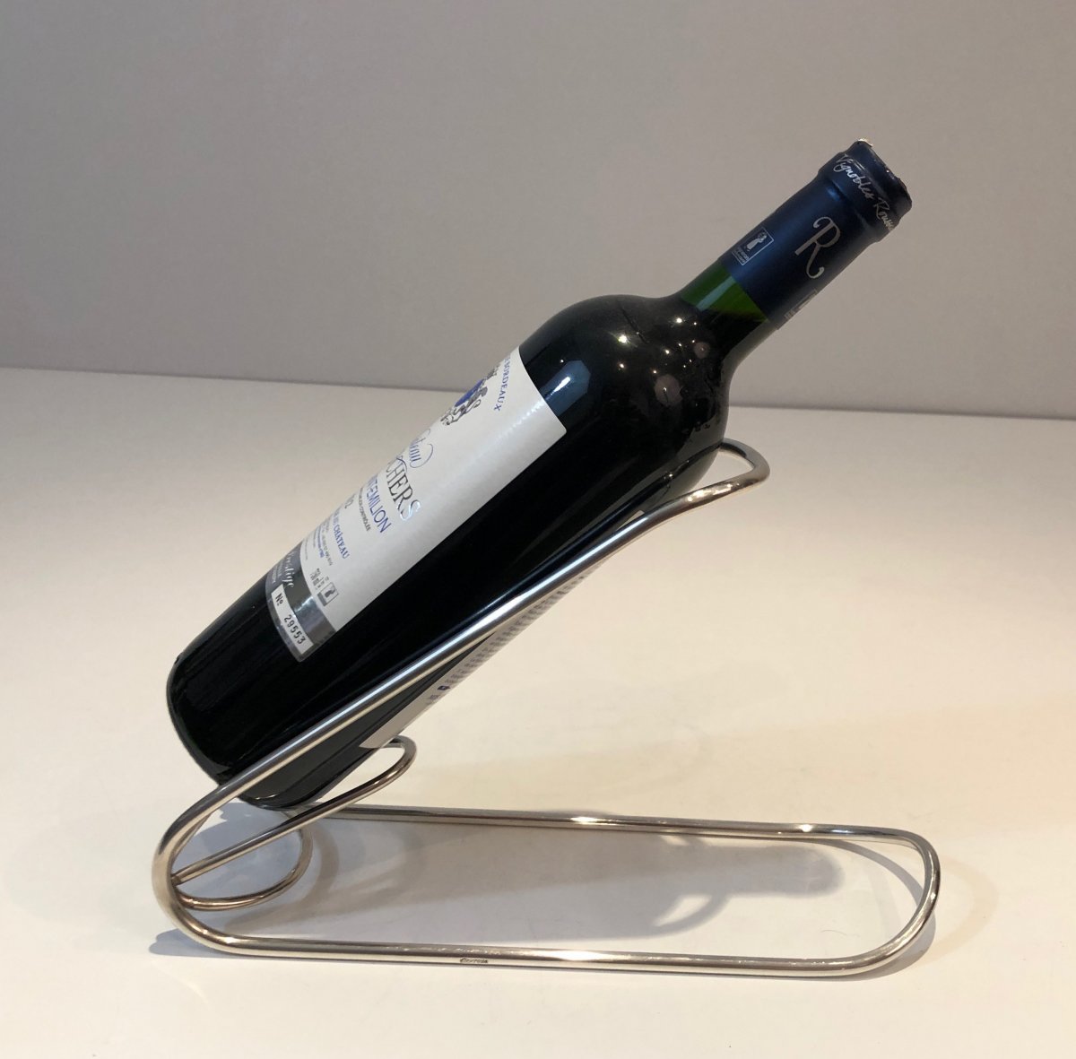 Silver Plated Wine Holder. French. Circa 1930