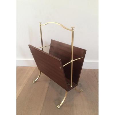 Maison Jansen. Magazine Rack With Claw Feet. Circa 1940