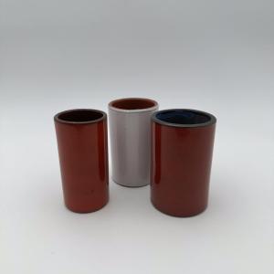 Set Of Three Small Glazed Ceramic Vases, In The Style Of Georges Jouve, 1950s