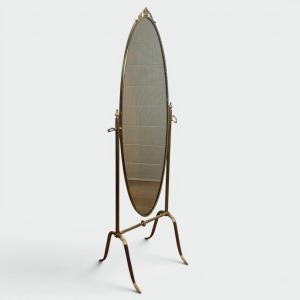 Miroir Psyché sur Pied à Encadrement Sculpté, 1970