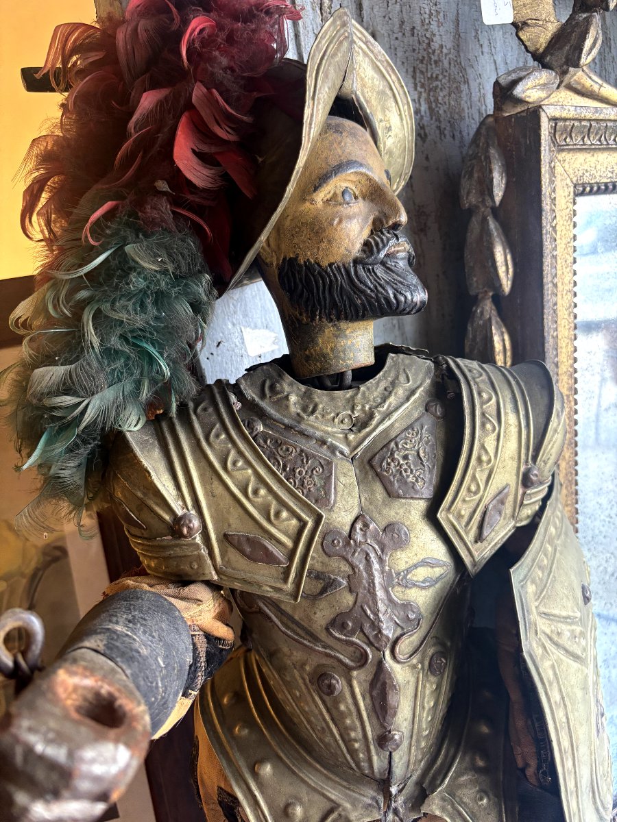 Automate / personnage en armure – XIXe siècle-photo-2
