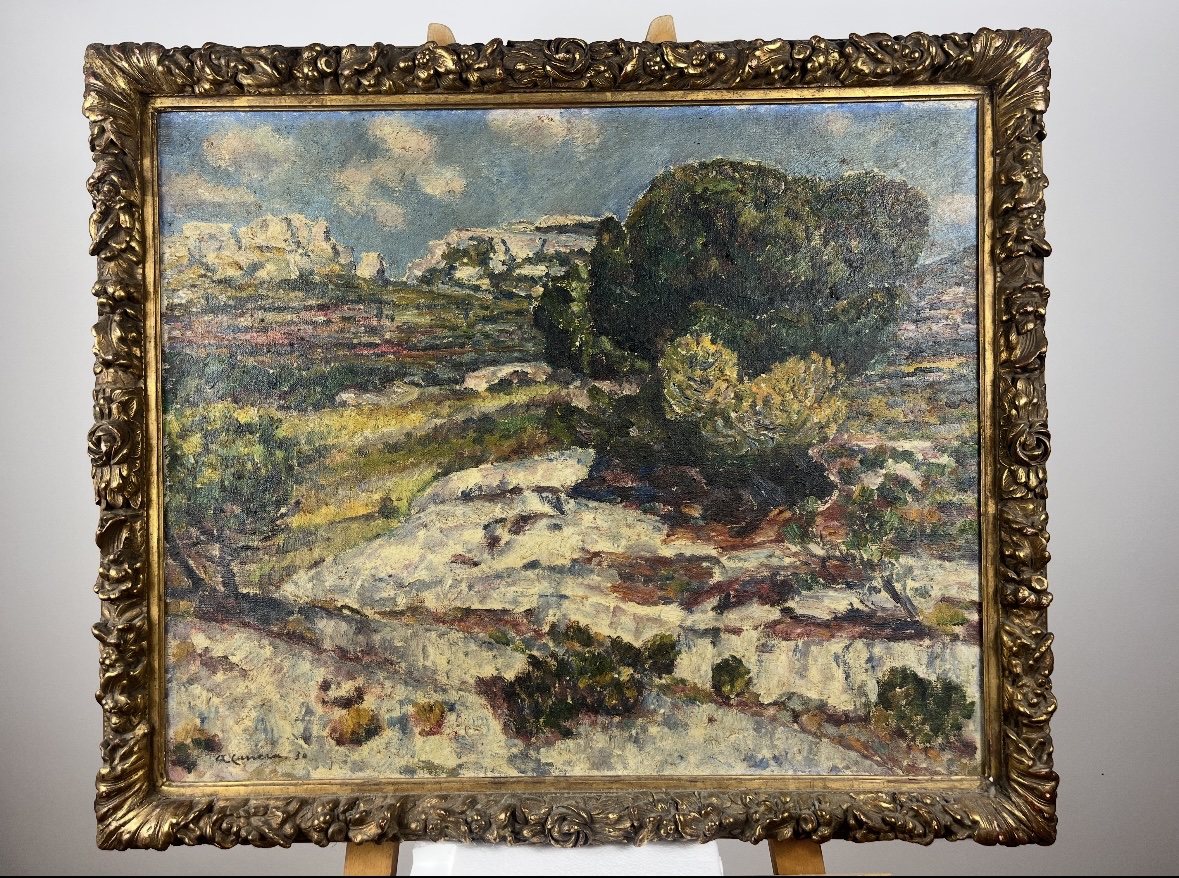 Augustin Carréra (1878-1957), paysage provençal