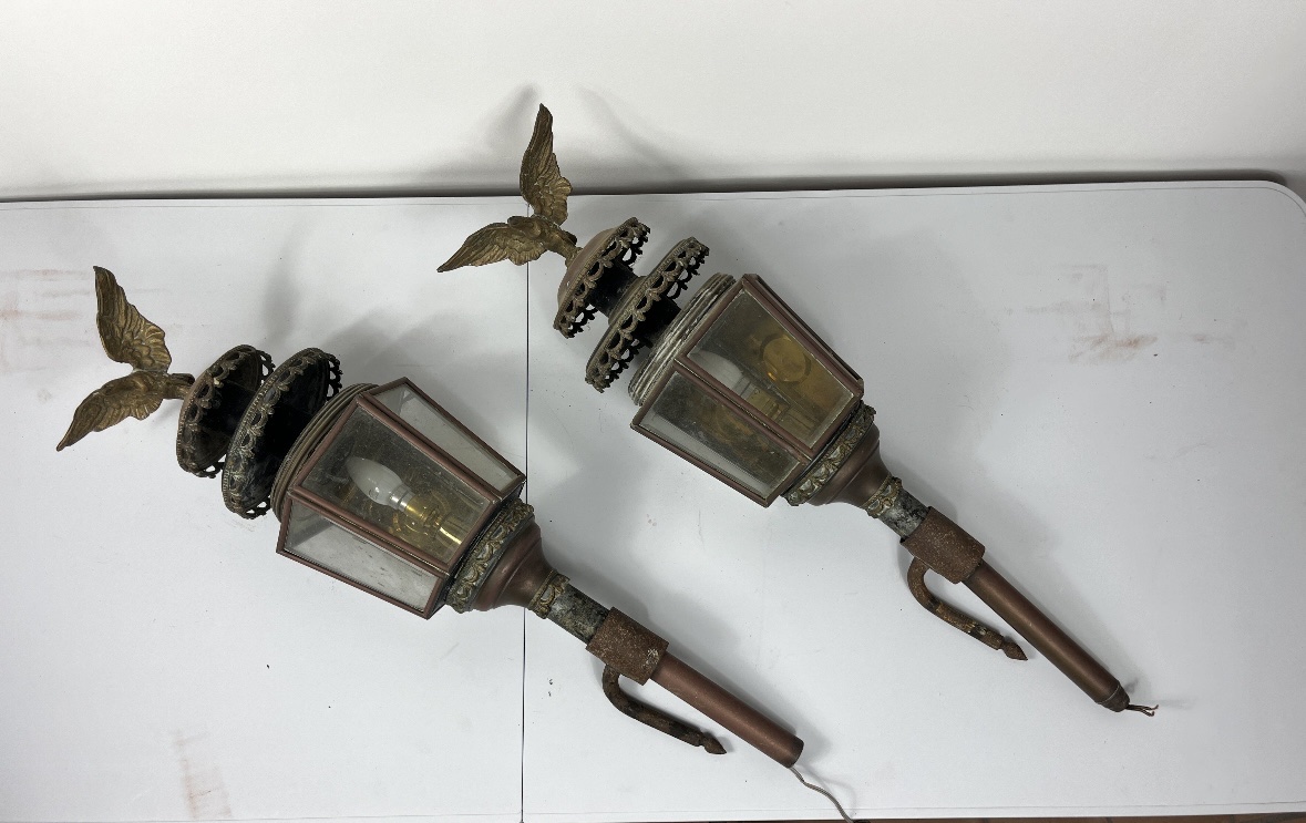 Pair Of Carriage Lanterns