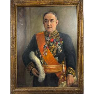 Portrait Of Baron De Vitrolles - Antoon Van Welie, 1937