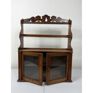 Small Display Shelf In Walnut