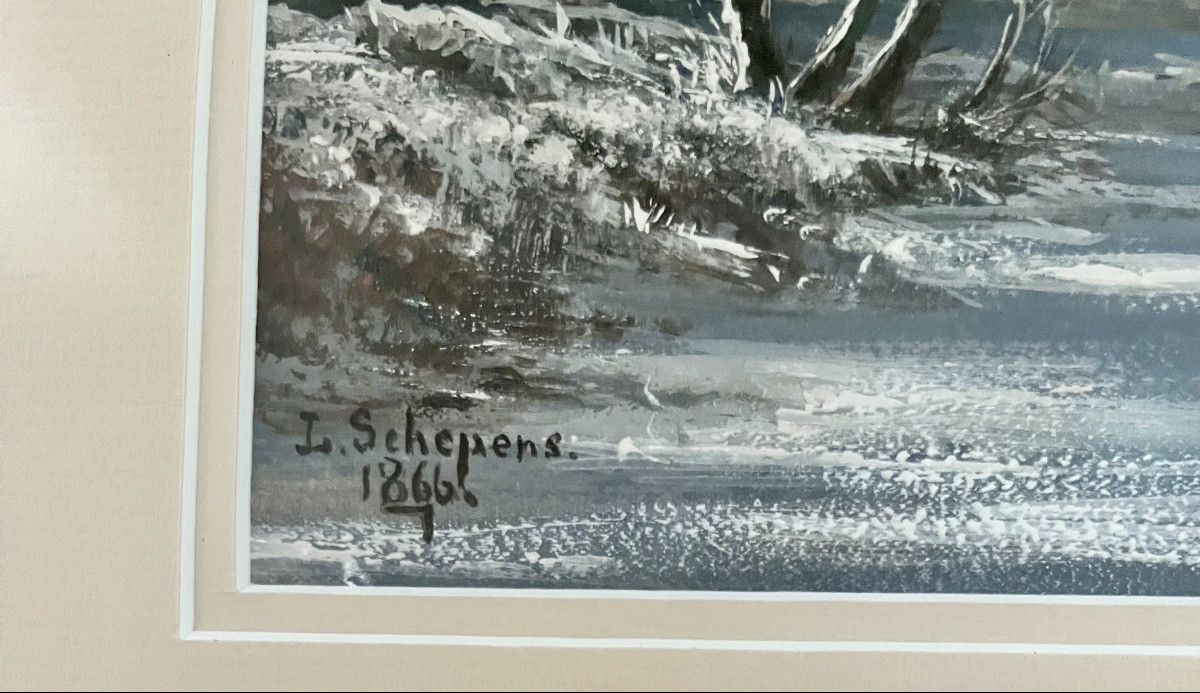 Louis Schepens , patineurs 1866-photo-3