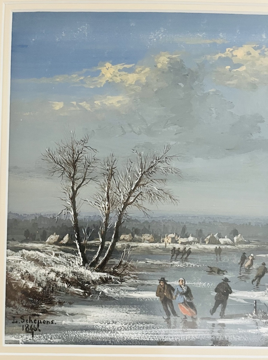 Louis Schepens , patineurs 1866-photo-2
