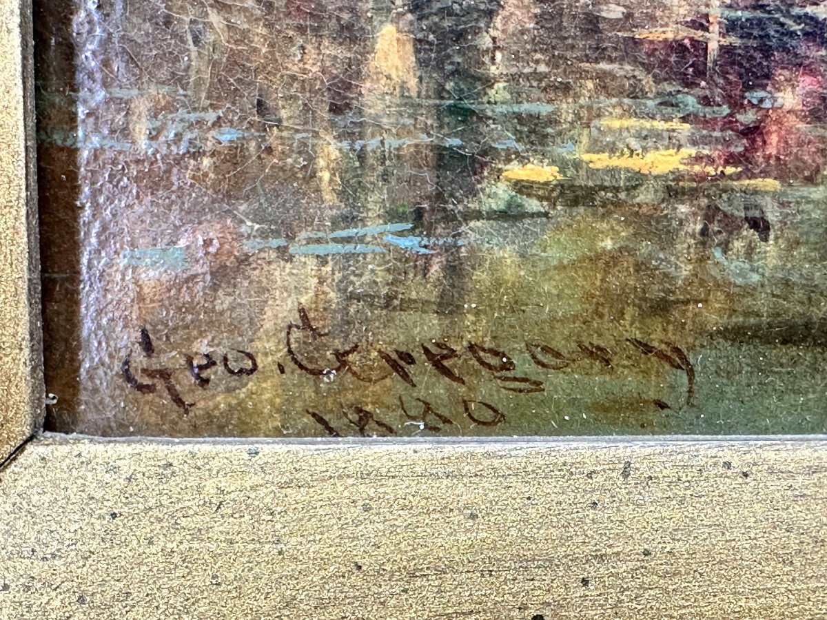 George GREGORY (1849-1938)., Les pêcheurs. 1880-photo-4