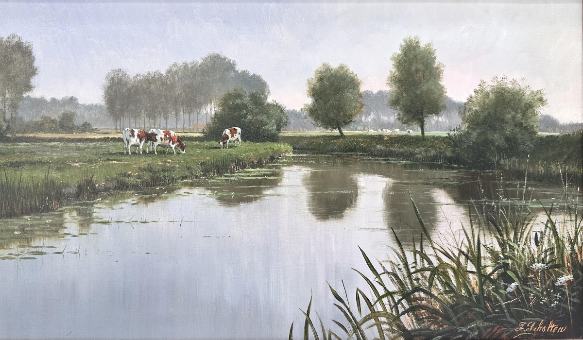 Jan Scholten (1948), Cows On The Banks Of The Lys