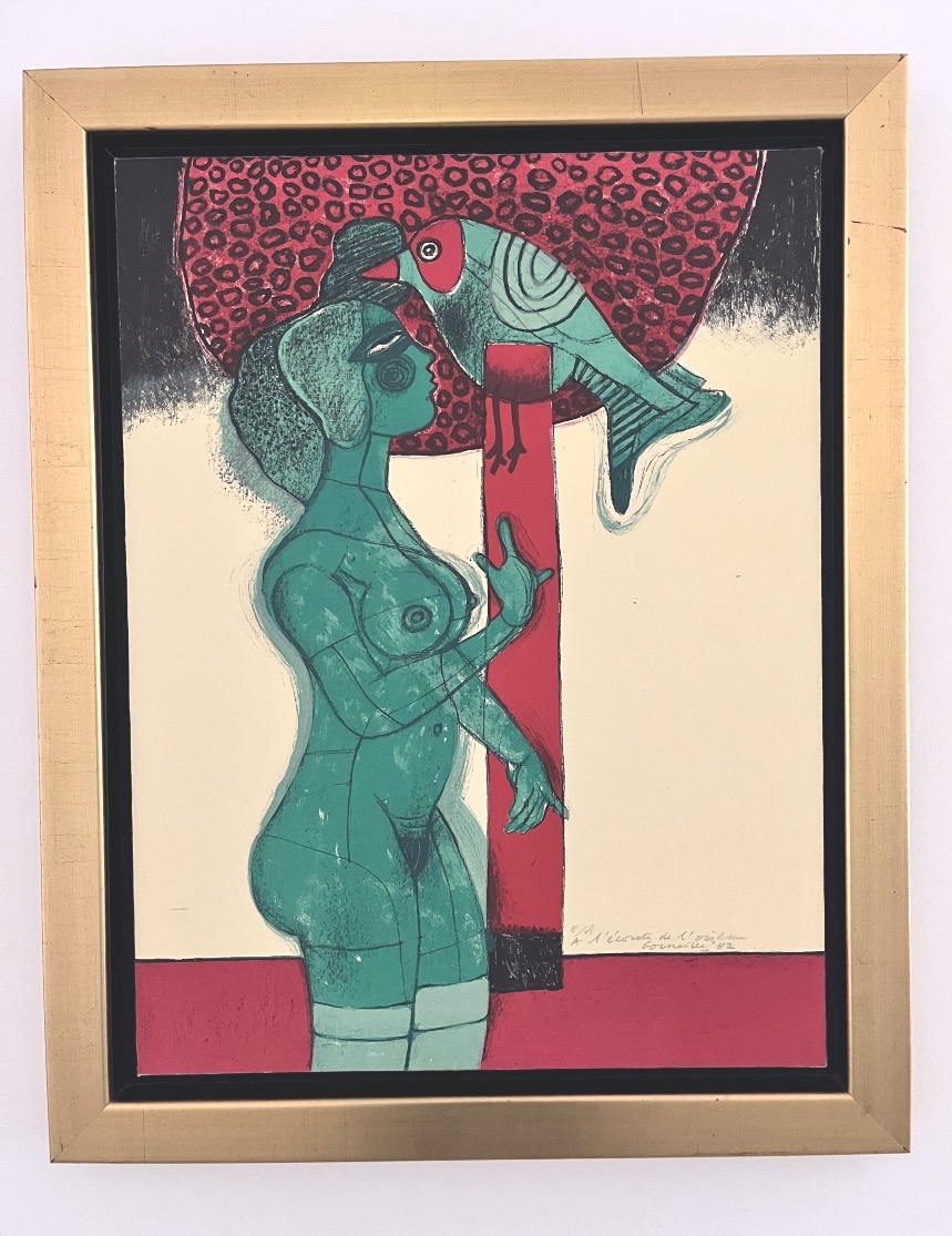 Corneille (1922-2010) A l’écoute du oiseau 1982