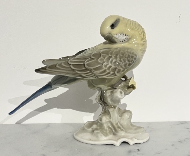 Perruche en porcelaine  Lorenz Hutschenreuther