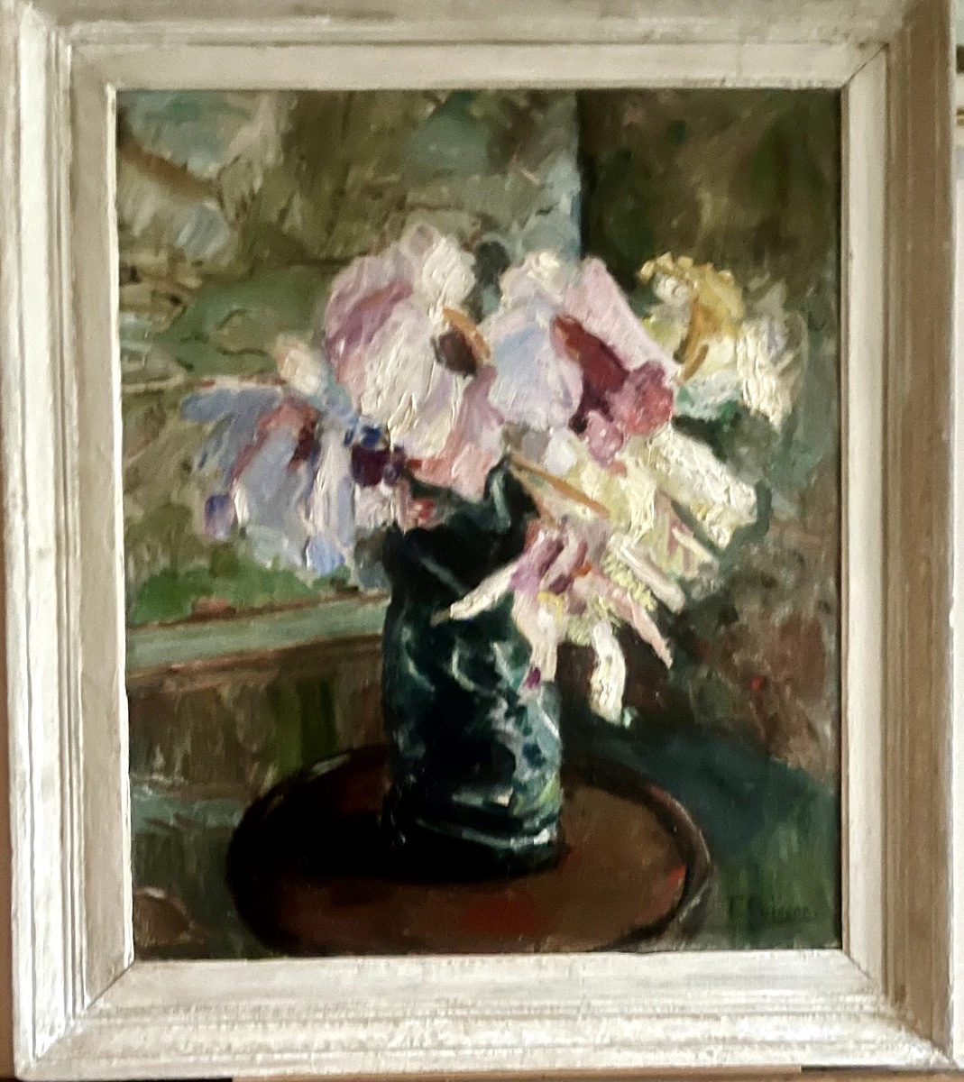 Un bouquet de fleurs aux tons pastels