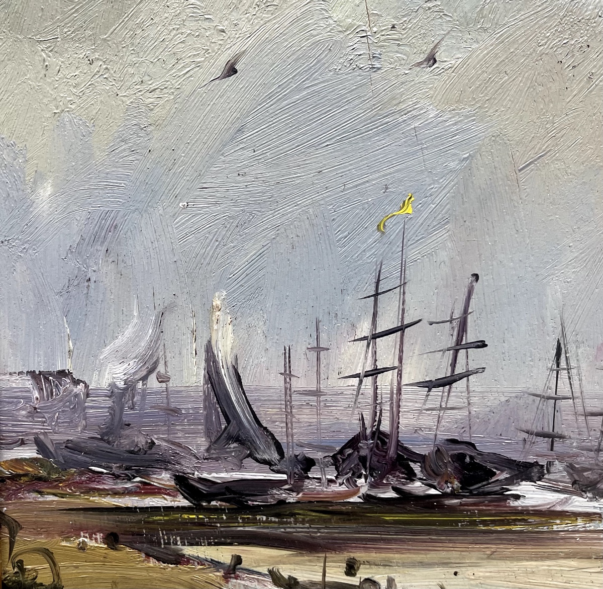 Sailing Boats At Low Tide-photo-3