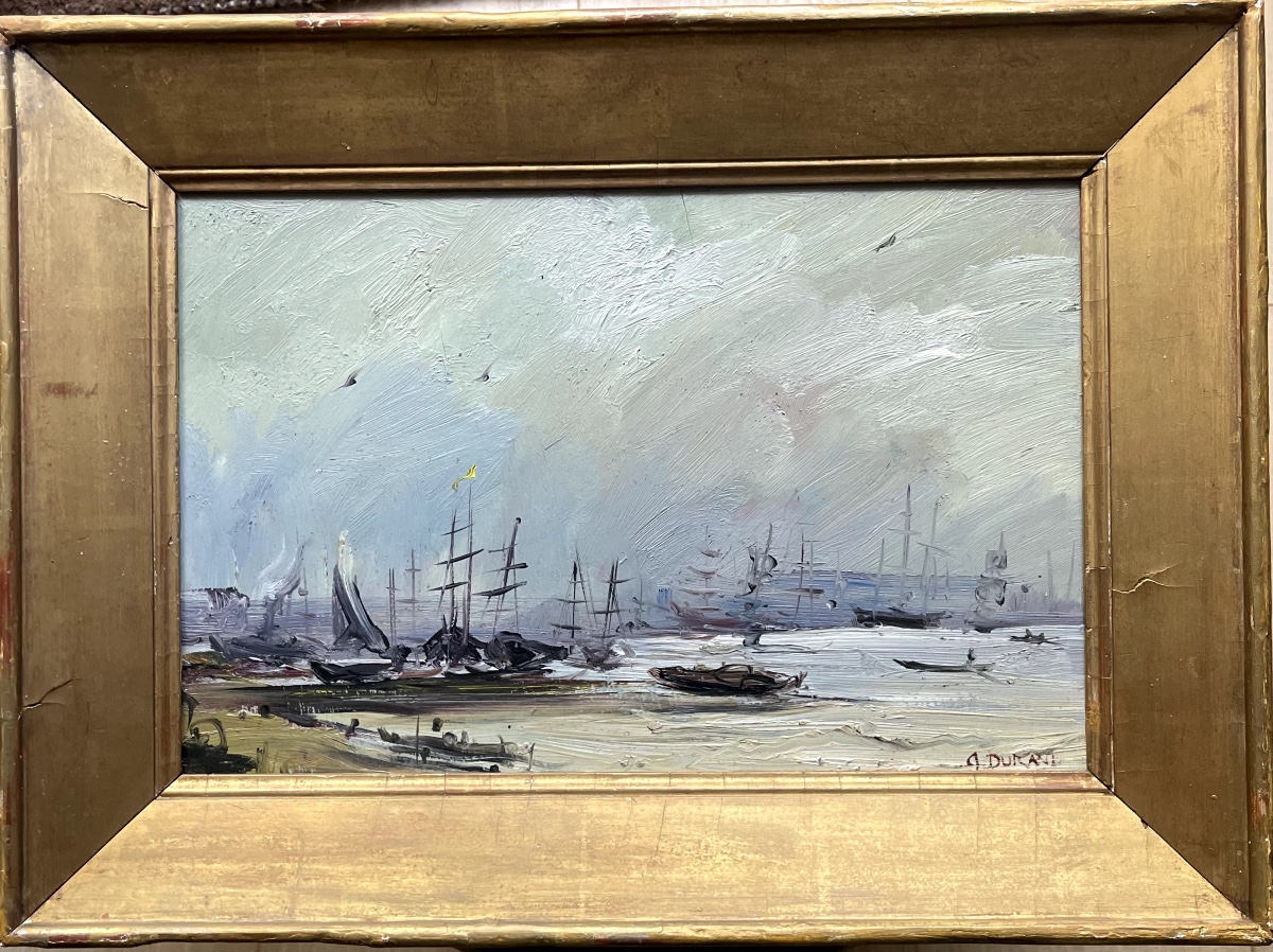 Sailing Boats At Low Tide