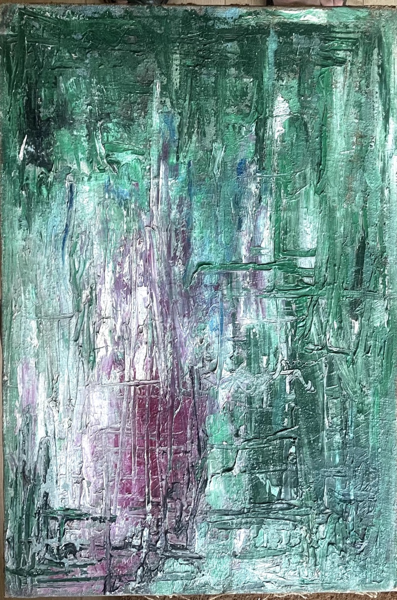 Green And Pink Abstraction-photo-3