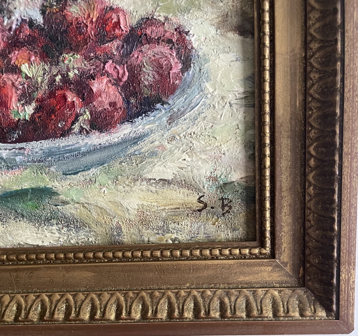 Un verre, des fraises et des fleurs-photo-3
