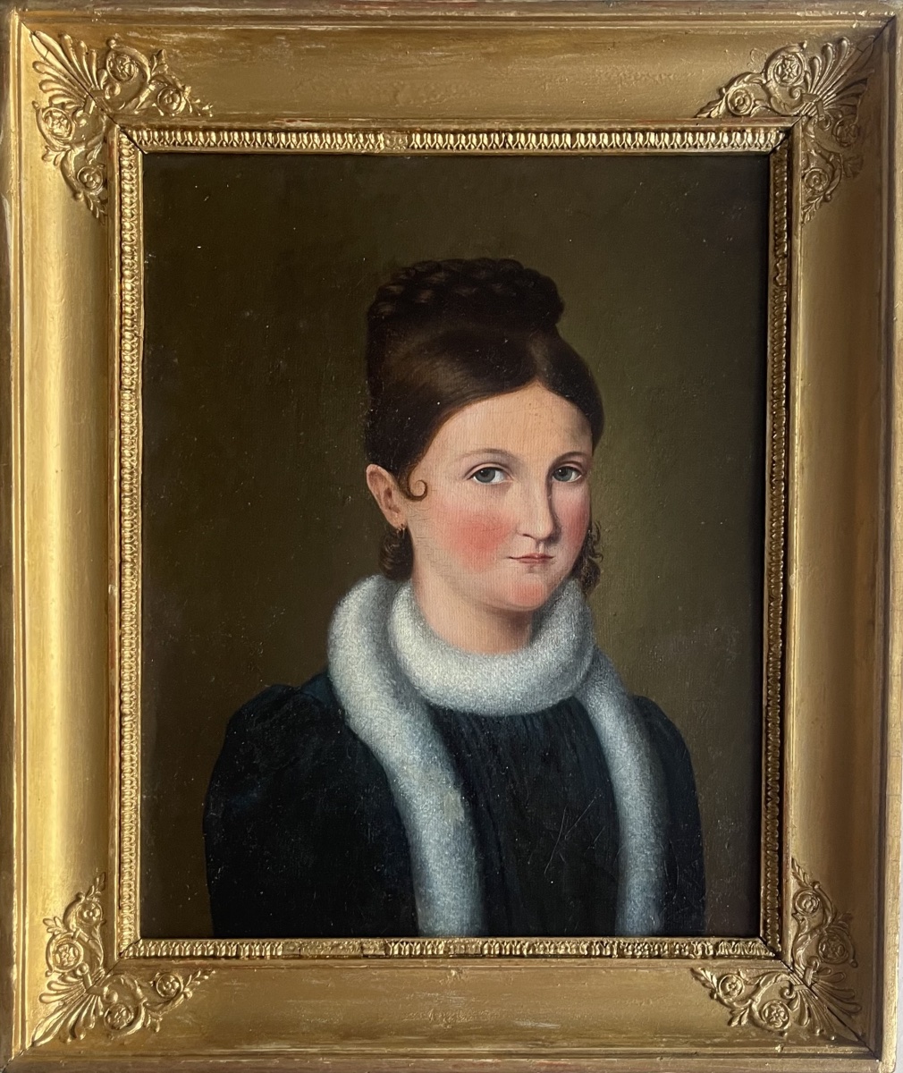 Young Girl With A Scarf