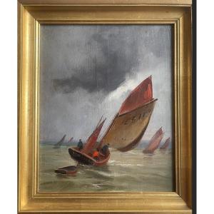 Voiliers En Mer