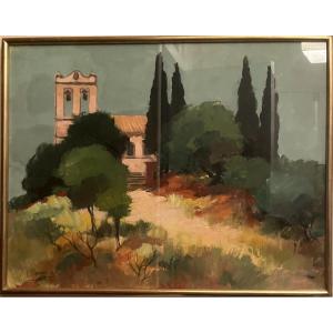 Une chapelle. en Provence