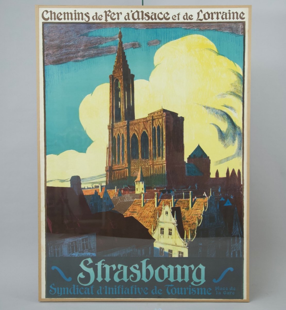 Affiche de la cathédrale de Strasbourg