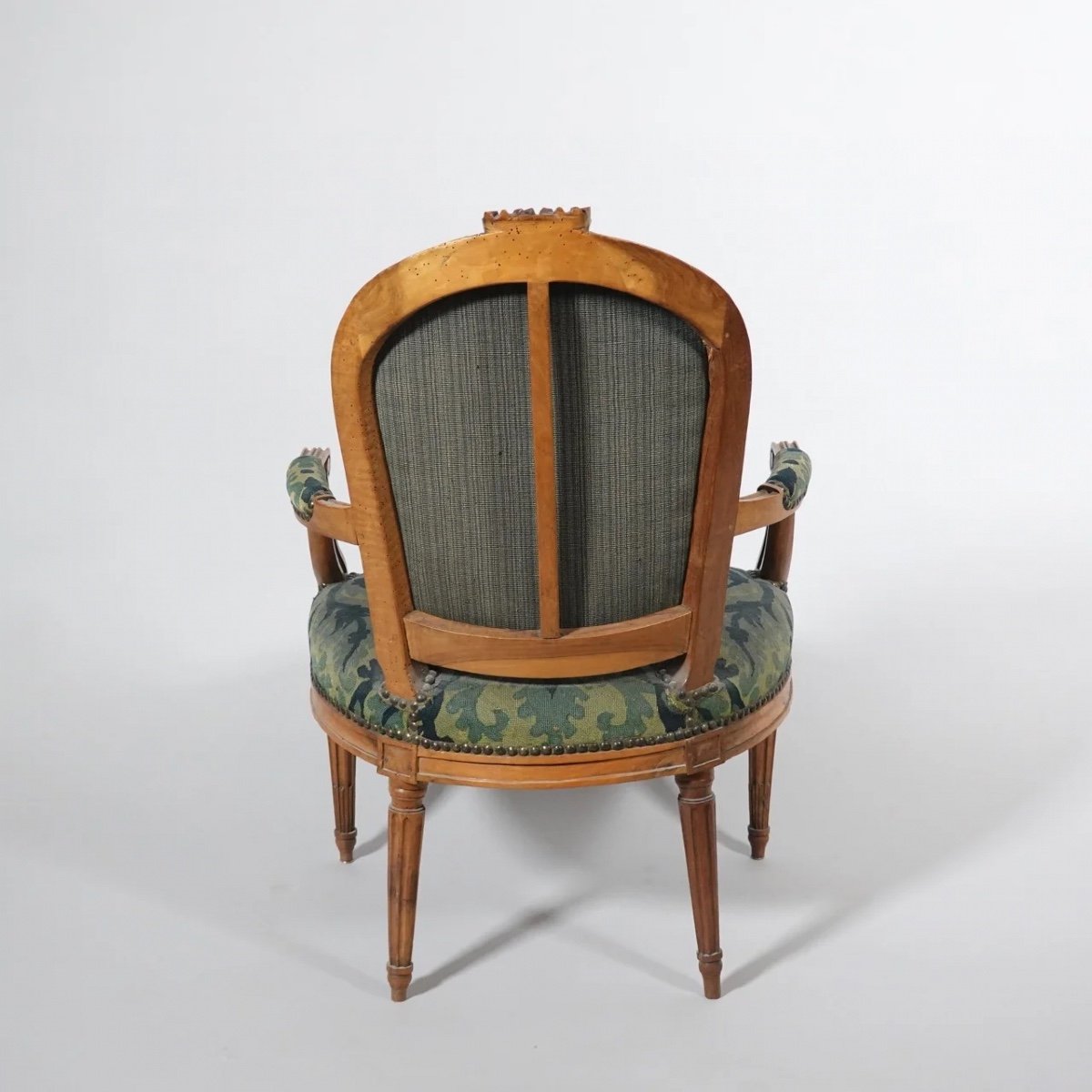 Série de six  fauteuils cabriolets Louis XVI -photo-7