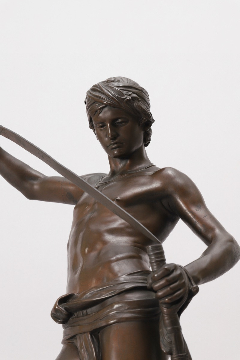 Antonin Mercié (1845 - 1916) - David, Conqueror Of Goliath-photo-1