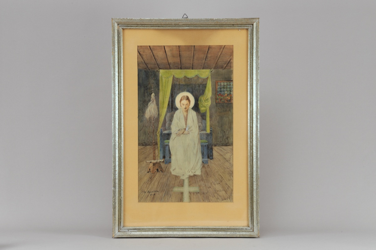 Charles Spindler (1865-1938) Après l'Annonciation