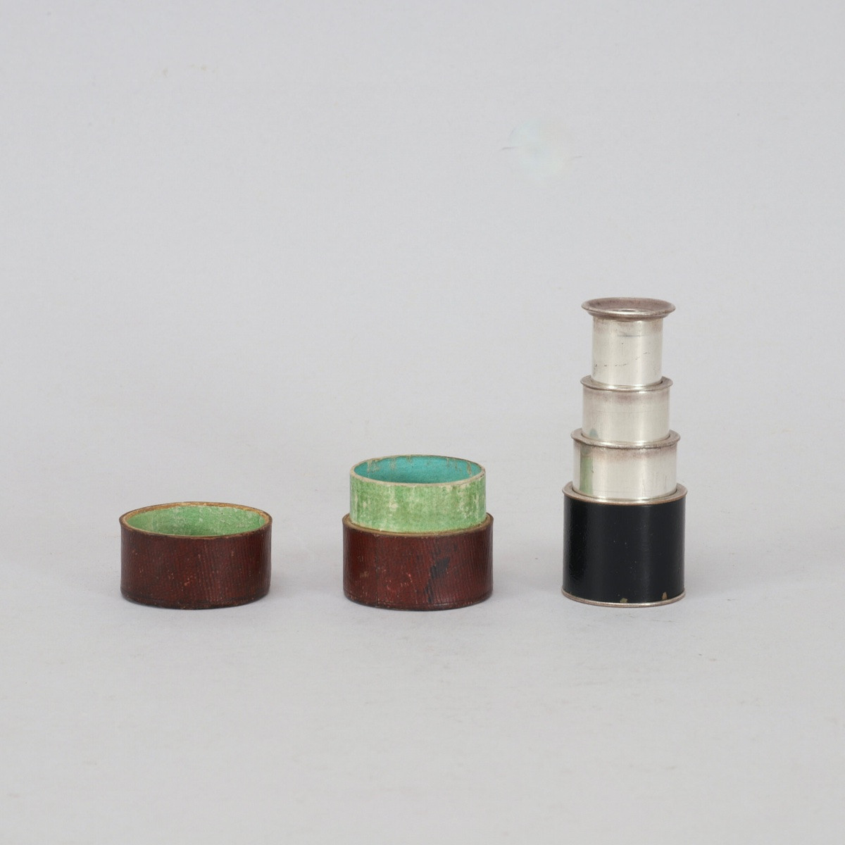 Theater Spyglass And Its Leather Case -photo-3