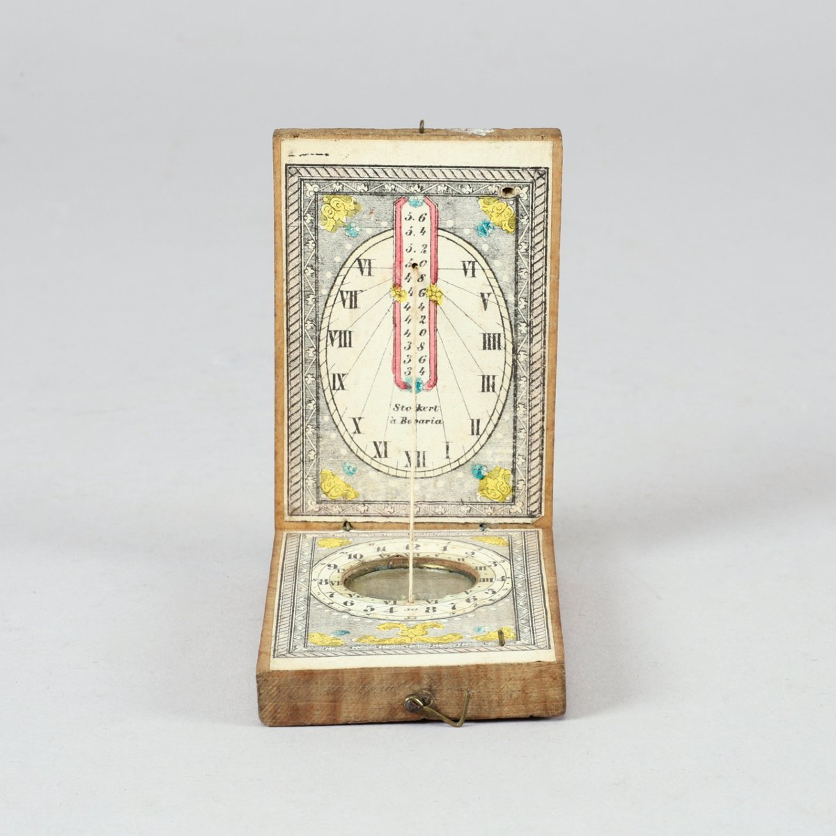 Cadran solaire de poche avec boussole-photo-2