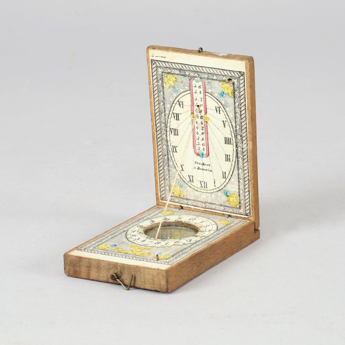 Cadran solaire de poche avec boussole-photo-3