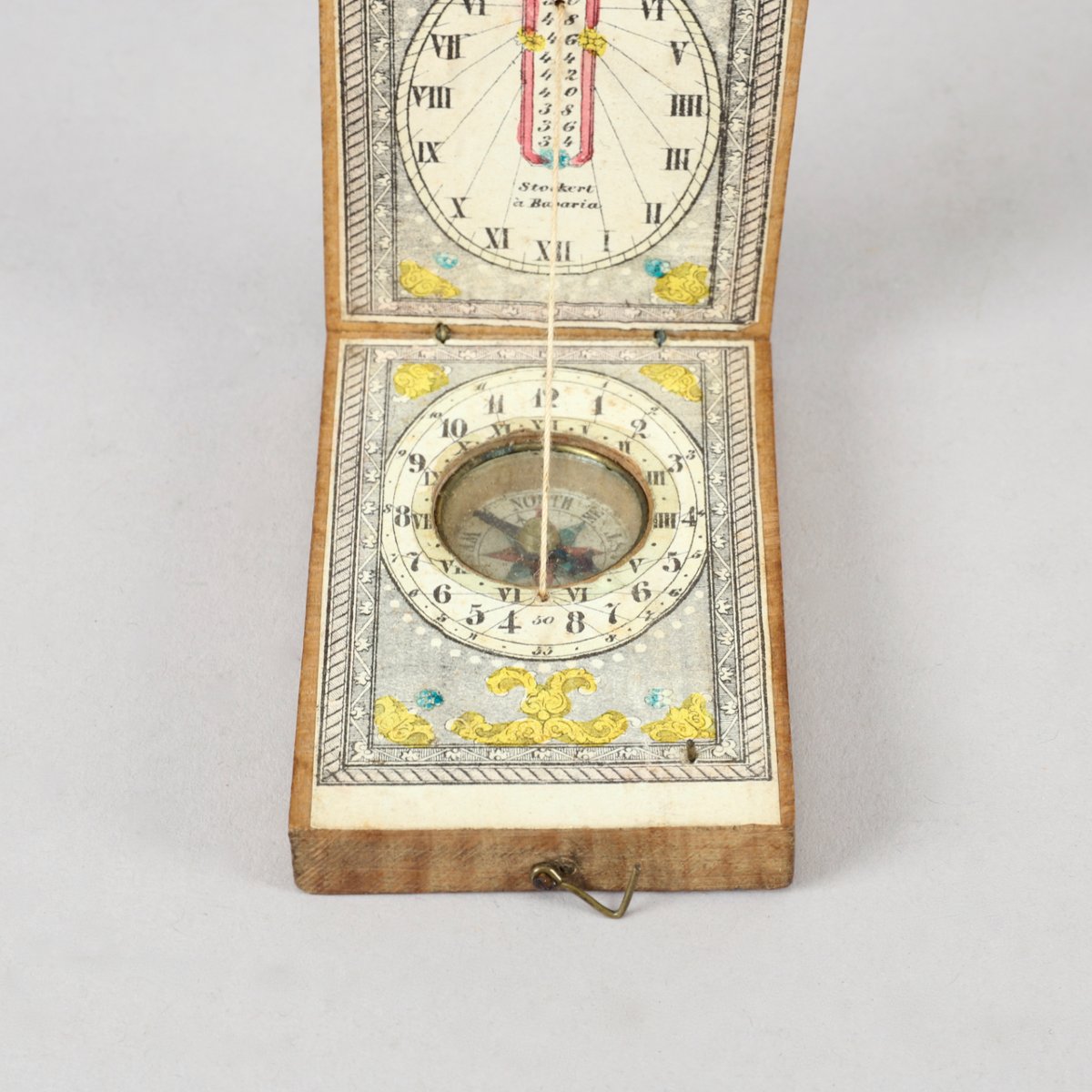 Cadran solaire de poche avec boussole-photo-4