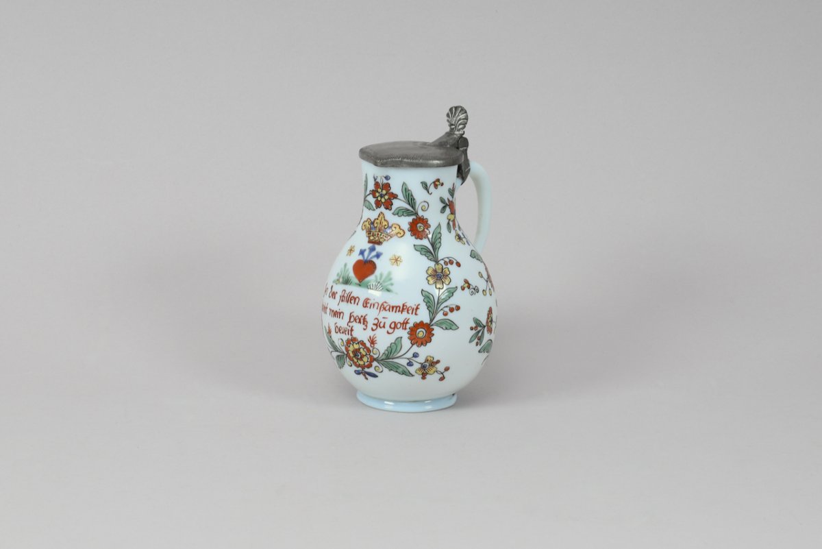 Opaline Glass Pitcher-photo-2