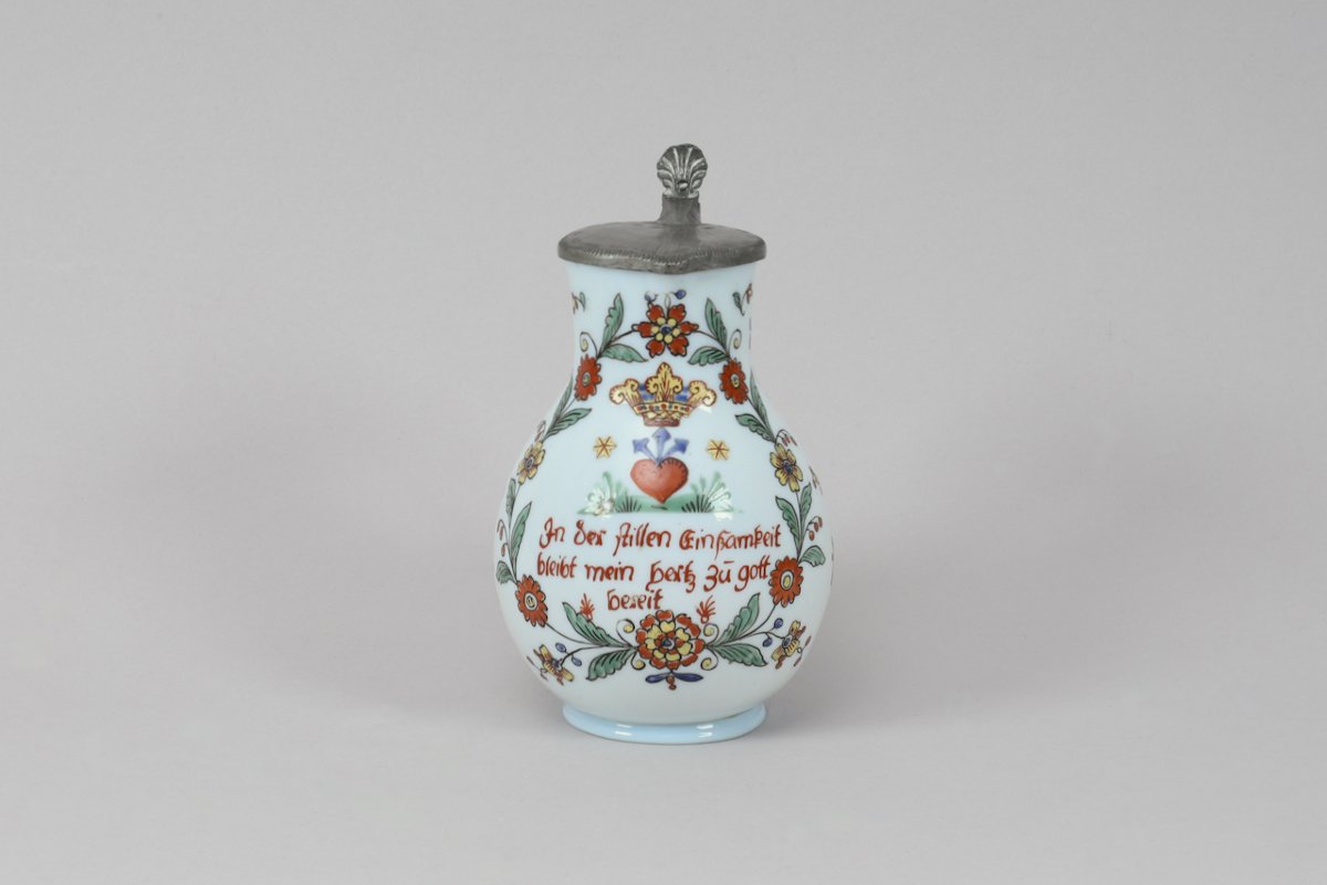 Opaline Glass Pitcher