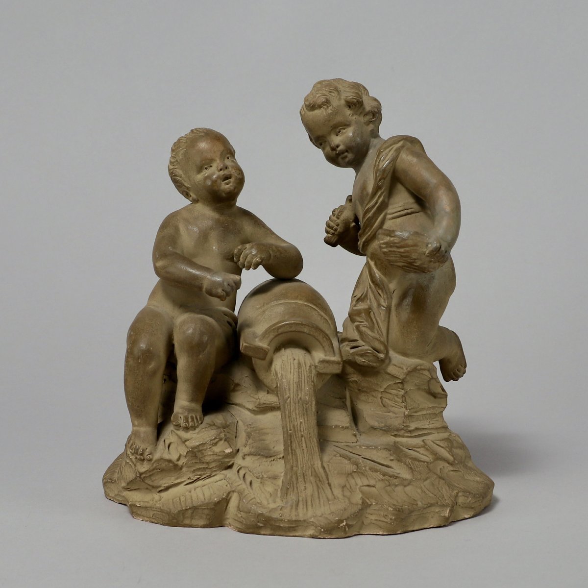 Statuette terre cuite