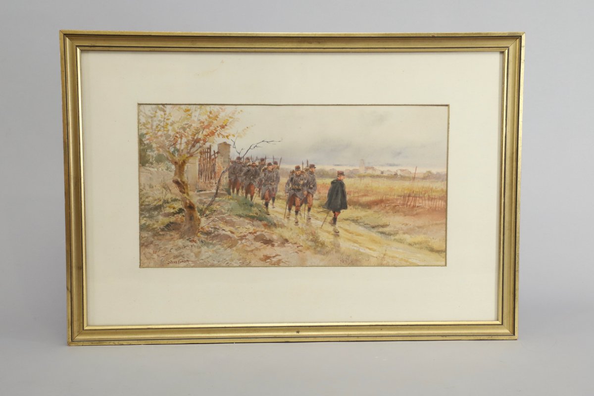 Watercolor By Pierre Combat